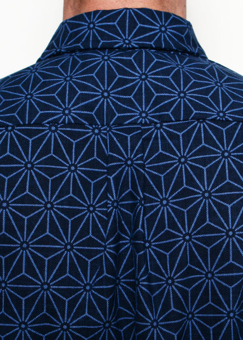  Oxford Shirt // Indigo Asanoha
