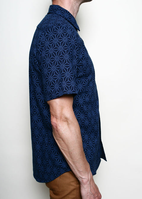  Oxford Shirt // Indigo Asanoha