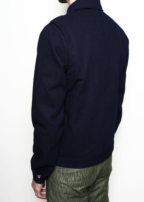  Ranger Jacket // Indigo Sashiko Waffle