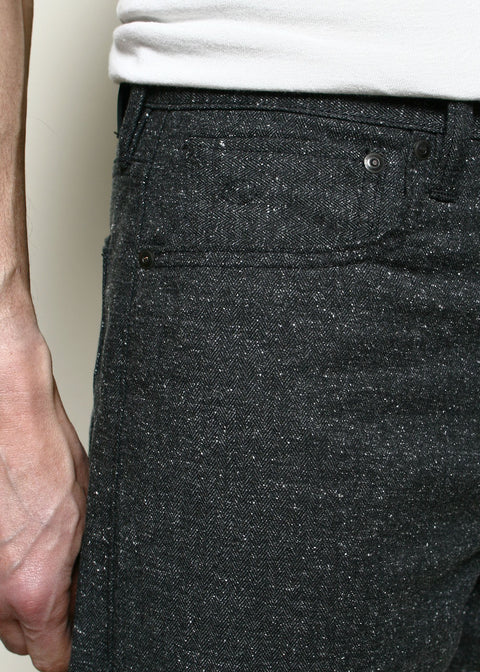  Relaxed Strider // Black Neppy Herringbone